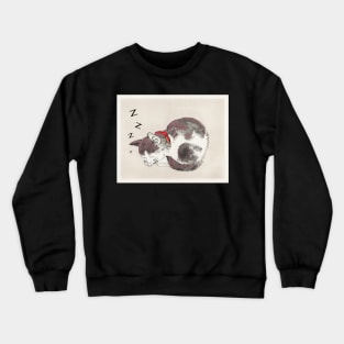 Sleeping cat Crewneck Sweatshirt